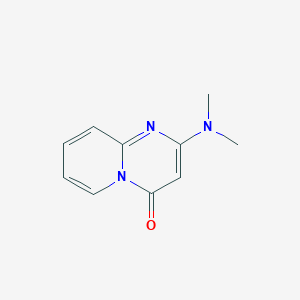 molecular formula C10H11N3O B2781711 2-(二甲基氨基)-4H-吡啶[1,2-a]嘧啶-4-酮 CAS No. 84292-17-1