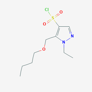 5-(butoxymethyl)-1-ethyl-1H-pyrazole-4-sulfonyl chloride