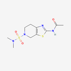 B2781877 N-(5-(N,N-dimethylsulfamoyl)-4,5,6,7-tetrahydrothiazolo[5,4-c]pyridin-2-yl)acetamide CAS No. 1448071-63-3