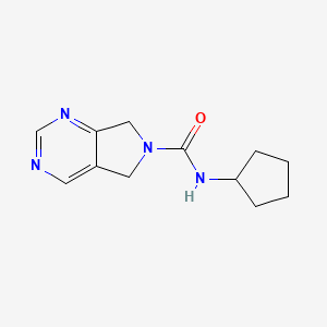 N-cyclopentyl-5H-pyrrolo[3,4-d]pyrimidine-6(7H)-carboxamide