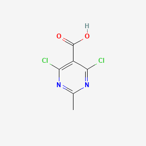 molecular formula C6H4Cl2N2O2 B2781944 4,6-Dichloro-2-methylpyrimidine-5-carboxylic acid CAS No. 933686-09-0