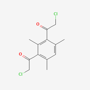2-Chloro-1-[3-(2-chloro-acetyl)-2,4,6-trimethyl-phenyl]-ethanone