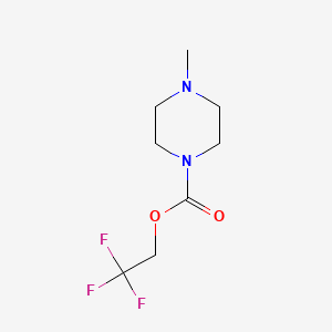 molecular formula C8H13F3N2O2 B2781968 2,2,2-Trifluoroethyl 4-methylpiperazine-1-carboxylate CAS No. 878259-52-0