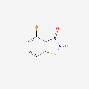 molecular formula C7H4BrNOS B2781979 4-Bromo-1,2-benzothiazol-3-one CAS No. 2137981-11-2