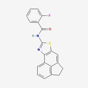 N-(4,5-dihydroacenaphtho[5,4-d]thiazol-8-yl)-2-fluorobenzamide