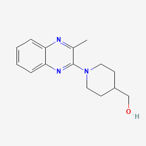 (1-(3-Methylquinoxalin-2-yl)piperidin-4-yl)methanol