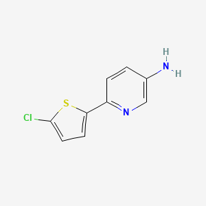 6-(5-Chlorothiophen-2-yl)pyridin-3-amine
