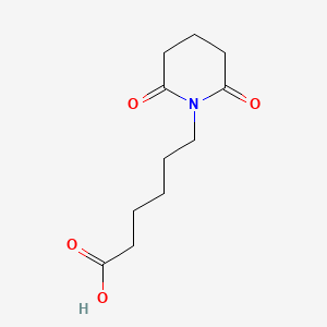 molecular formula C11H17NO4 B2782020 6-(2,6-Dioxopiperidin-1-yl)hexanoic acid CAS No. 500118-90-1