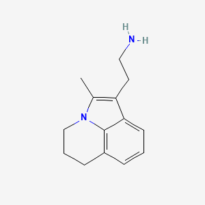 2-(2-Methyl-5,6-dihydro-4H-pyrrolo[3,2,1-ij]quinolin-1-yl)ethanamine