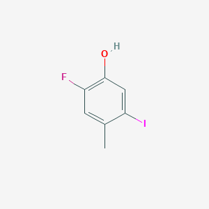 molecular formula C7H6FIO B2782044 2-Fluoro-5-iodo-4-methylphenol CAS No. 1823935-35-8