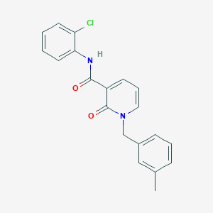 molecular formula C20H17ClN2O2 B2782050 N-(2-chlorophenyl)-1-(3-methylbenzyl)-2-oxo-1,2-dihydropyridine-3-carboxamide CAS No. 946303-31-7
