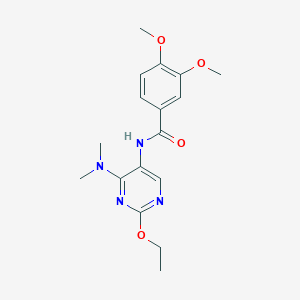 N-(4-(dimethylamino)-2-ethoxypyrimidin-5-yl)-3,4-dimethoxybenzamide