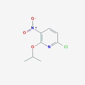 molecular formula C8H9ClN2O3 B2782059 6-Chloro-2-isopropoxy-3-nitropyridine CAS No. 186413-77-4