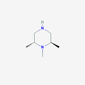 molecular formula C7H16N2 B2782069 (2R,6R)-1,2,6-Trimethylpiperazine CAS No. 1821810-33-6