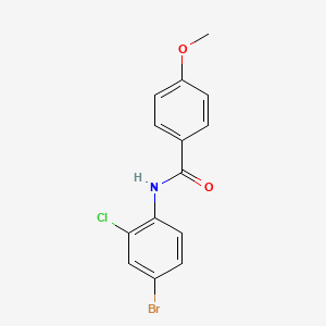 N-(4-bromo-2-chlorophenyl)-4-methoxybenzamide