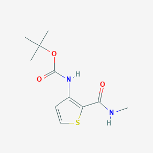tert-Butyl N-[2-(methylcarbamoyl)thiophen-3-yl]carbamate