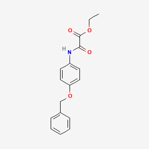 Ethyl {[4-(benzyloxy)phenyl]amino}(oxo)acetate