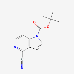 tert-Butyl 4-cyano-1H-pyrrolo[3,2-c]pyridine-1-carboxylate