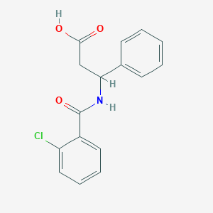 3-(2-Chloro-benzoylamino)-3-phenyl-propionic acid