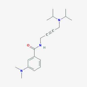 N-(4-(diisopropylamino)but-2-yn-1-yl)-3-(dimethylamino)benzamide