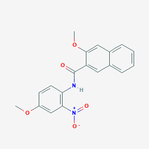3-methoxy-N-(4-methoxy-2-nitrophenyl)naphthalene-2-carboxamide