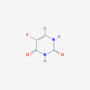 B027822 6-deuterio-5-fluoro-1H-pyrimidine-2,4-dione CAS No. 90344-84-6