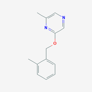2-Methyl-6-[(2-methylphenyl)methoxy]pyrazine