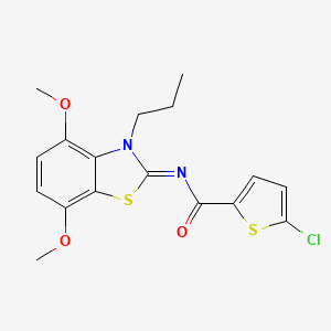 (Z)-5-chloro-N-(4,7-dimethoxy-3-propylbenzo[d]thiazol-2(3H)-ylidene)thiophene-2-carboxamide