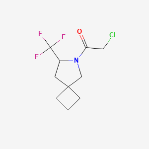 2-Chloro-1-[7-(trifluoromethyl)-6-azaspiro[3.4]octan-6-yl]ethanone