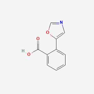 molecular formula C10H7NO3 B2782240 2-(5-Oxazolyl)benzoic Acid CAS No. 132883-44-4; 169508-94-5