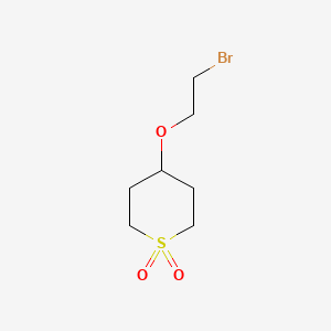 4-(2-Bromoethoxy)-1lambda6-thiane-1,1-dione