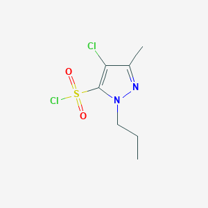 4-Chloro-3-methyl-1-propyl-1H-pyrazole-5-sulfonyl chloride