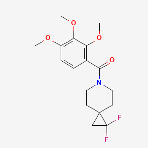(1,1-Difluoro-6-azaspiro[2.5]octan-6-yl)(2,3,4-trimethoxyphenyl)methanone