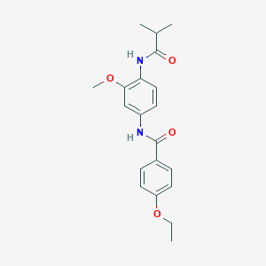 4-ethoxy-N-[4-(isobutyrylamino)-3-methoxyphenyl]benzamide