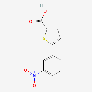 molecular formula C11H7NO4S B2782367 5-(3-Nitrophenyl)-2-thiophenecarboxylic acid CAS No. 341015-21-2