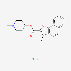 B2782371 1-Methylpiperidin-4-yl 3-methylnaphtho[1,2-b]furan-2-carboxylate hydrochloride CAS No. 1171472-11-9