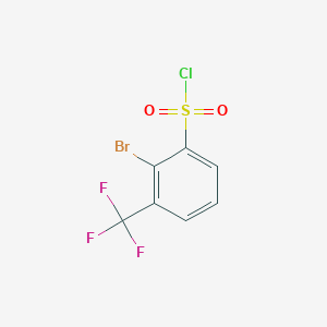 B2782375 2-bromo-3-(trifluoromethyl)benzenesulfonyl Chloride CAS No. 55695-21-1