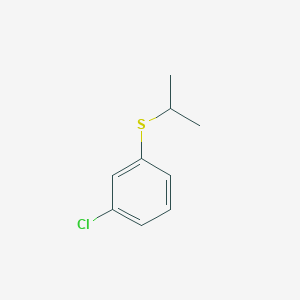 molecular formula C9H11ClS B2782378 1-Chloro-3-(propan-2-ylsulfanyl)benzene CAS No. 55698-06-1