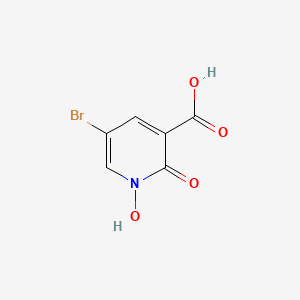 molecular formula C6H4BrNO4 B2782391 5-溴-1-羟基-2-氧代吡啶-3-羧酸 CAS No. 2253631-02-4