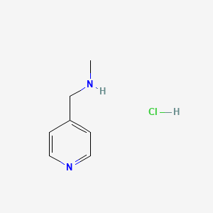 molecular formula C7H11ClN2 B2782398 N-methyl-1-(pyridin-4-yl)methanamine hydrochloride CAS No. 936225-52-4