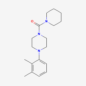 molecular formula C18H27N3O B2782445 4-(2,3-Dimethylphenyl)piperazinyl piperidyl ketone CAS No. 501104-54-7