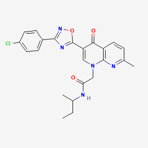 molecular formula C23H22ClN5O3 B2782448 N-(4-chlorobenzyl)-6-(4-methylphenyl)nicotinamide CAS No. 1030132-35-4