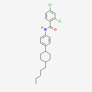 2,4-dichloro-N-[4-(4-pentylcyclohexyl)phenyl]benzamide