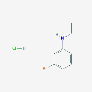 molecular formula C8H11BrClN B2782452 N-(3-bromophenyl)-N-ethylamine hydrochloride CAS No. 1170521-43-3