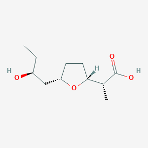 molecular formula C11H20O4 B2782456 (2R)-2-[(2R,5S)-5-[(2S)-2-Hydroxybutyl]oxolan-2-YL]propanoic acid CAS No. 35986-06-2