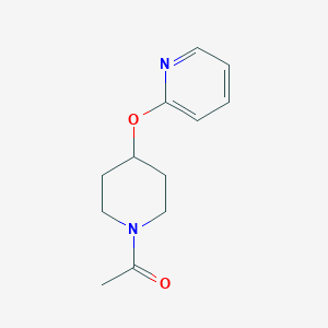 molecular formula C12H16N2O2 B2782474 1-(4-(吡啶-2-基氧基)哌啶-1-基)乙酮 CAS No. 1421512-93-7