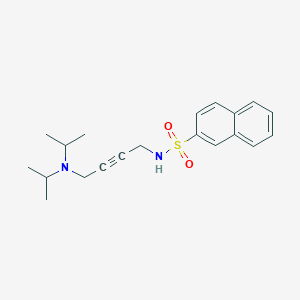 N-(4-(diisopropylamino)but-2-yn-1-yl)naphthalene-2-sulfonamide