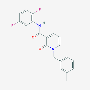 molecular formula C20H16F2N2O2 B2782494 N-(2,5-difluorophenyl)-1-(3-methylbenzyl)-2-oxo-1,2-dihydropyridine-3-carboxamide CAS No. 946247-38-7
