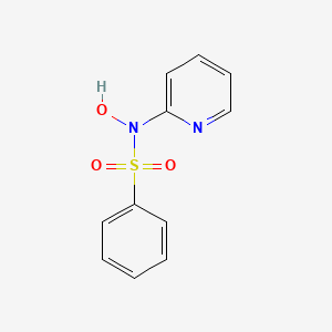 molecular formula C11H10N2O3S B2782501 N-hydroxy-N-pyridin-2-ylbenzenesulfonamide CAS No. 72805-14-2