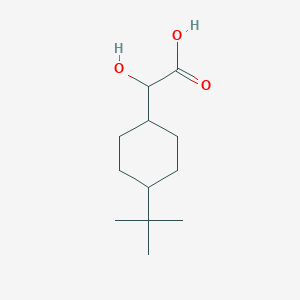 molecular formula C12H22O3 B2782509 2-(4-Tert-butylcyclohexyl)-2-hydroxyacetic acid CAS No. 1520651-44-8